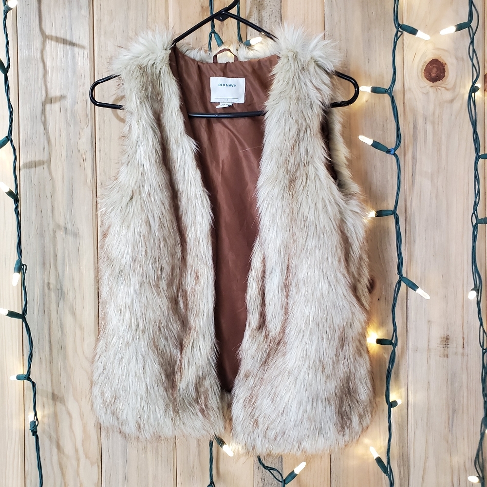 Old Navy 🌟 kids faux fur vest
